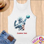 Physical Item S / White Liberty USA Volleyball Slam ~Limited Edition 2024 "USA Excellence" ~ Customizable Supersoft Tank Top