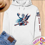 Physical Item S / White Mighty Liberty Basketball~Limited Edition 2024 "USA Excellence" ~ Personalized Premium Hoodie