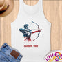 Physical Item S / White Patriot Archer ~Limited Edition 2024 "USA Excellence" ~ Customizable Supersoft Tank Top