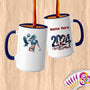 Physical Item 15oz / Blue Patriotic American Volleyball Player~Limited Edition 2024 "USA Excellence" ~ Customized Large 15oz Mug