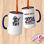 Physical Item 15oz / Blue Patriotic Bald Eagle Swimmer~Limited Edition 2024 "USA Excellence" ~ Customized Large 15oz Mug