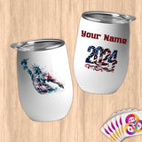 Physical Item 12 oz / White Patriotic Diving Liberty ~ Limited Edition 2024 