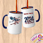 Physical Item 15oz / Blue Patriotic Eagle Tennis~Limited Edition 2024 "USA Excellence" ~ Customized Large 15oz Mug