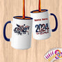 Physical Item 15oz / Blue Patriotic Equestrian Rider Stars and Stripes~Limited Edition 2024 "USA Excellence" ~ Customized Large 15oz Mug