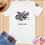 Physical Item S / White Patriotic Equestrian Rider Stars and Stripes~Limited Edition 2024 