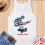 Physical Item S / White Patriotic Gymnastics Strength ~Limited Edition 2024 "USA Excellence" ~ Customizable Supersoft Tank Top