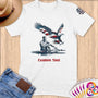 Physical Item S / White Patriotic Rower and Eagle ~Limited Edition 2024 "USA Excellence" ~ Personalized Softstyle T-Shirt