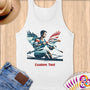 Physical Item S / White Patriotic Rowing Legend ~Limited Edition 2024 "USA Excellence" ~ Customizable Supersoft Tank Top