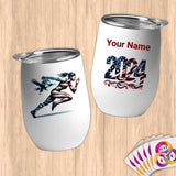 Physical Item 12 oz / White Patriotic Runner Eagle~Limited Edition 2024 