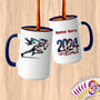 Physical Item 15oz / Blue Patriotic Runner Eagle~Limited Edition 2024 "USA Excellence" ~ Customized Large 15oz Mug