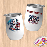 Physical Item 12 oz / White Patriotic Sailing ~ Limited Edition 2024 