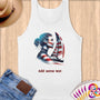 Physical Item S / White Patriotic Sailing ~ Limited Edition 2024 "USA Excellence" ~ Customizable Supersoft Tank Top