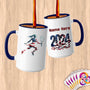 Physical Item 15oz / Blue Patriotic Tennis Star USA ~ Limited Edition 2024 "USA Excellence" ~ Customized Large 15oz Mug