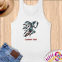Physical Item S / White Patriotic USA Liberty~Limited Edition 2024 "USA Excellence" ~ Customizable Supersoft Tank Top
