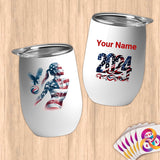 Physical Item 12 oz / White Patriotic Volleyball ~Limited Edition 2024 