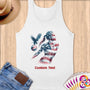 Physical Item S / White Patriotic Volleyball ~Limited Edition 2024 "USA Excellence" ~ Customizable Supersoft Tank Top