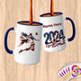 Physical Item 15oz / Blue Patriotic Volleyball ~Limited Edition 2024 "USA Excellence" ~ Customized Large 15oz Mug