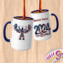 Physical Item 15oz / Blue Power Eagle ~Limited Edition 2024 "USA Excellence" ~ Customized Large 15oz Mug