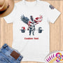Physical Item S / White Power Wings ~Limited Edition 2024 "USA Excellence" ~ Personalized Softstyle T-Shirt