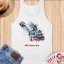 Physical Item S / White Pride Handball ~ Limited Edition 2024 "USA Excellence" ~ Customizable Supersoft Tank Top