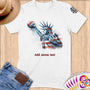 Physical Item S / White Pride Handball ~ Limited Edition 2024 "USA Excellence" ~ Personalized Softstyle T-Shirt