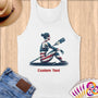 Physical Item S / White Pride Rowing Champion ~Limited Edition 2024 "USA Excellence" ~ Customizable Supersoft Tank Top