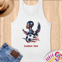 Physical Item S / White Proud Patriot Soccer Eagle ~Limited Edition 2024 "USA Excellence" ~ Customizable Supersoft Tank Top