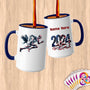 Physical Item 15oz / Blue Racing Runner Eagle~Limited Edition 2024 "USA Excellence" ~ Customized Large 15oz Mug