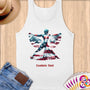 Physical Item S / White Robed Wrestler~Limited Edition 2024 "USA Excellence" ~ Customizable Supersoft Tank Top