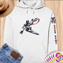 Physical Item S / White Rowing Champ ~ Limited Edition 2024 "USA Excellence" ~ Personalized Premium Hoodie