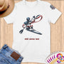Physical Item S / White Rowing Champ ~ Limited Edition 2024 "USA Excellence" ~ Personalized Softstyle T-Shirt