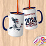 Physical Item 15oz / Blue Rowing Freedom ~Limited Edition 2024 "USA Excellence" ~ Customized Large 15oz Mug