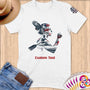 Physical Item S / White Rowing Freedom ~Limited Edition 2024 "USA Excellence" ~ Personalized Softstyle T-Shirt