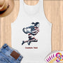 Physical Item S / White Rugby Freedom ~ Limited Edition 2024 "USA Excellence" ~ Customizable Supersoft Tank Top