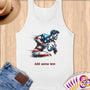 Physical Item S / White Rugby Sensation ~ Limited Edition 2024 "USA Excellence" ~ Customizable Supersoft Tank Top