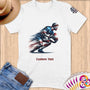 Physical Item S / White Rugby Strength ~ Limited Edition 2024 "USA Excellence" ~ Personalized Softstyle T-Shirt