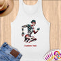 Physical Item S / White Running Dance~Limited Edition 2024 "USA Excellence" ~ Customizable Supersoft Tank Top