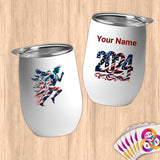 Physical Item 12 oz / White Running Statue Of Liberty~Limited Edition 2024 