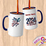 Physical Item 15oz / Blue Running Statue Of Liberty~Limited Edition 2024 "USA Excellence" ~ Customized Large 15oz Mug