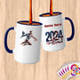 Physical Item 15oz / Blue Sand Volley Star Freedom~Limited Edition 2024 "USA Excellence" ~ Customized Large 15oz Mug