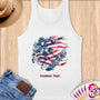 Physical Item S / White Skateboarding Freedom ~ Limited Edition 2024 "USA Excellence" ~ Customizable Supersoft Tank Top