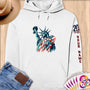 Physical Item S / White Skateboarding Liberty ~ Limited Edition 2024 "USA Excellence" ~ Personalized Premium Hoodie