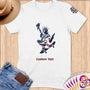 Physical Item S / White Skateboarding Liberty ~ Limited Edition 2024 "USA Excellence" ~ Personalized Softstyle T-Shirt
