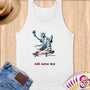 Physical Item S / White Skater Glow Liberty ~ Limited Edition 2024 "USA Excellence" ~ Customizable Supersoft Tank Top