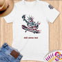 Physical Item S / White Skater Pride LIberty ~ Limited Edition 2024 "USA Excellence" ~ Personalized Softstyle T-Shirt