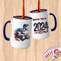 Physical Item 15oz / Blue Soccer Dreams ~ Limited Edition 2024 "USA Excellence" ~ Customized Large 15oz Mug