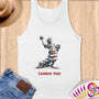 Physical Item S / White Soccer Liberty ~Limited Edition 2024 "USA Excellence" ~ Customizable Supersoft Tank Top