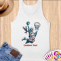 Physical Item S / White Statue of Liberty Dunks ~Limited Edition 2024 "USA Excellence" ~ Customizable Supersoft Tank Top