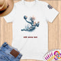 Physical Item S / White Statue of Liberty Power Handball ~ Limited Edition 2024 "USA Excellence" ~ Personalized Softstyle T-Shirt