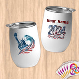 Physical Item 12 oz / White Statue of Liberty Surfer ~ Limited Edition 2024 